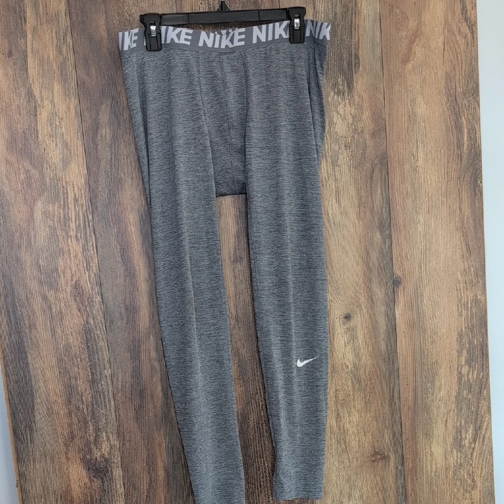 Nike Dri Fit Gray Athletic Compression Leggings XXL